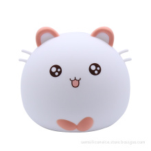 Silicone Cute Cat Jellyfish Night Light